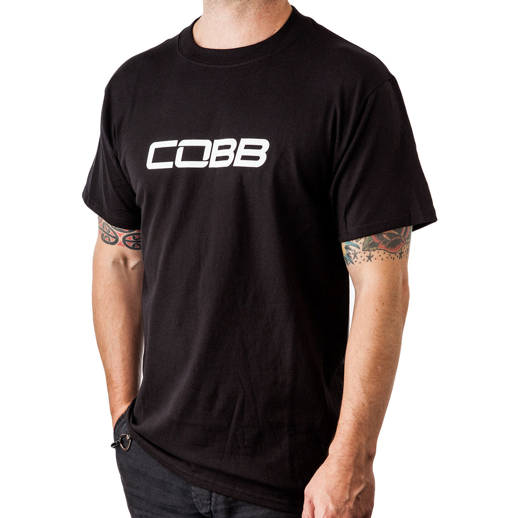 COBB Tuning Logo T-Shirt - Men's Black - Small (CO-BLACKCOBB-SM)