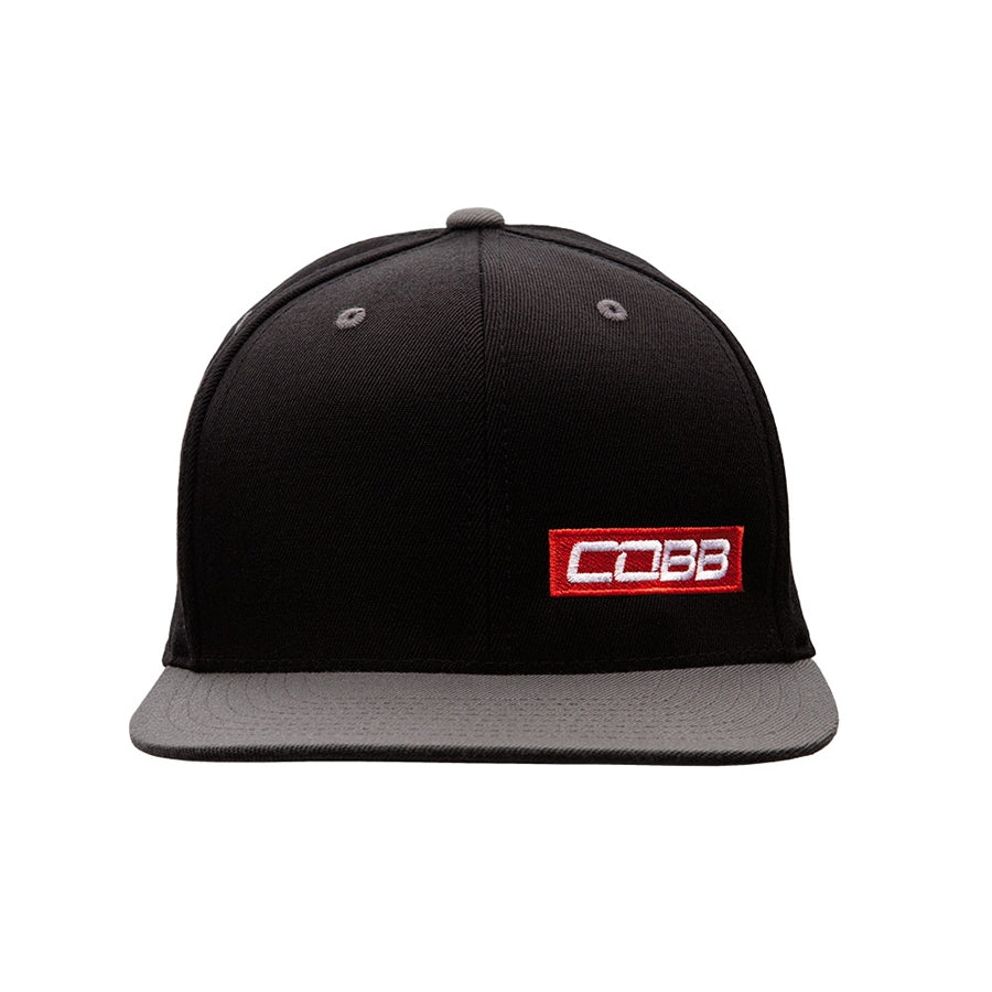 COBB Black-Gray Snapback Cap (CO-Cap-Red-Bar)