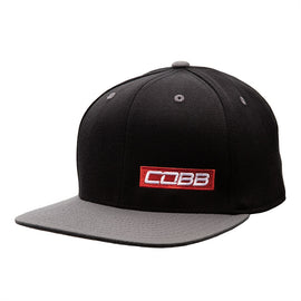 COBB Black-Gray Snapback Cap (CO-Cap-Red-Bar)