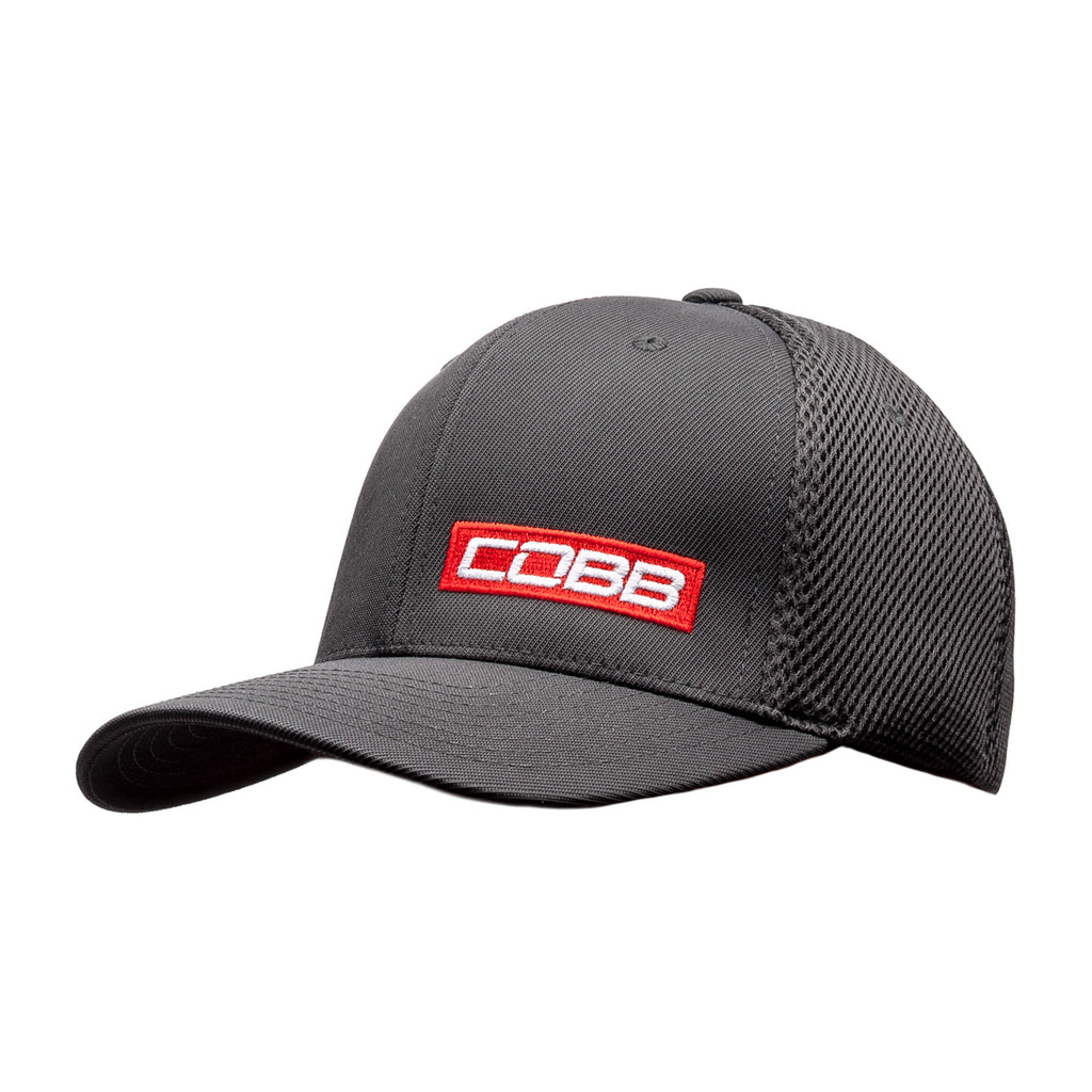 COBB Flexfit Ultrafibre / Airmesh Cap Red Bar - S/M (CO-Cap-Ultra-Red-Bar-S-M)