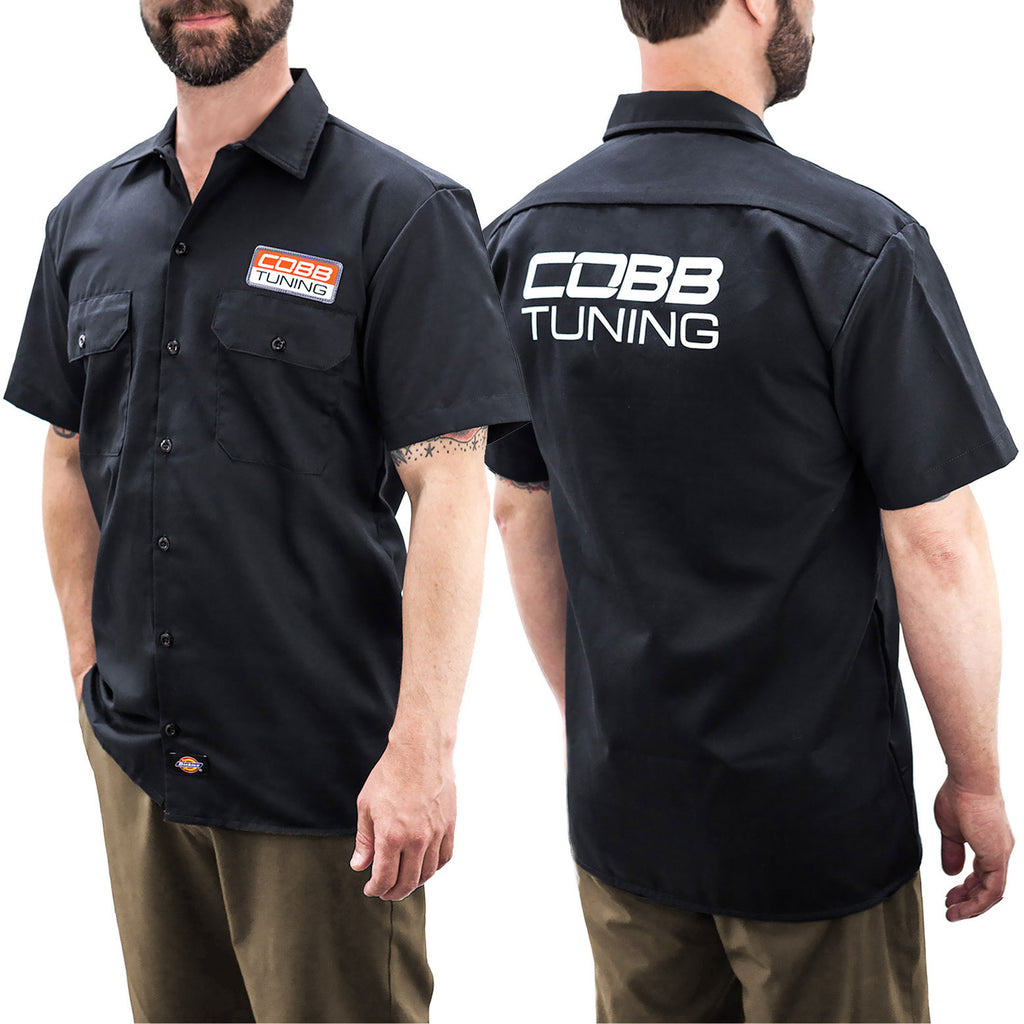 COBB Dickies Work Shirt with Patch - XXX-Large (CO-DICKIES-PATCH-RED-XXXL)