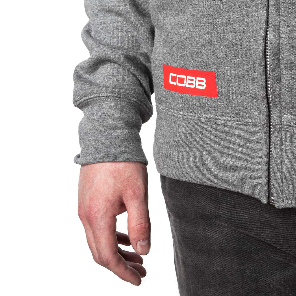 COBB Grey Zip Hoodie Large (CO-LINERHOODIE-GRY-L)