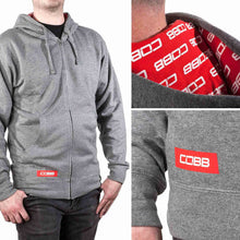 Load image into Gallery viewer, COBB Grey Zip Hoodie X-Small (CO-LINERHOODIE-GRY-XSM)