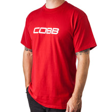 Load image into Gallery viewer, COBB Tuning Logo T-Shirt - Men's Red - Extra Small (CO-REDCOBB-XSM)