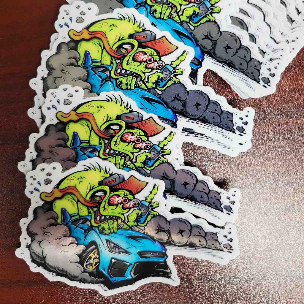 COBB SUBIE-BEAST Chrome Sticker (CO-SUBIEAST-STICKER)