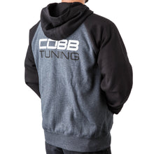 Load image into Gallery viewer, COBB Tuning Logo Full-Zip Hoodie - Men's Grey/Black - X-Large (CO-ZIPHOODIE-XL)