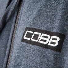 Load image into Gallery viewer, COBB Tuning Logo Full-Zip Hoodie - Men's Grey/Black - Large (CO-ZIPHOODIE-L)