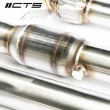Load image into Gallery viewer, CTS Turbo MK1 VW Tiguan and 8U Audi Q3 1.8T/2.0T High-Flow Cat Downpipe (2009-2017) (CTS-EXH-DP-0003-T-CAT)