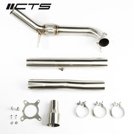 CTS Turbo MK1 VW Tiguan and 8U Audi Q3 1.8T/2.0T RACE Downpipe (2009-2017) (CTS-EXH-DP-0003-T)