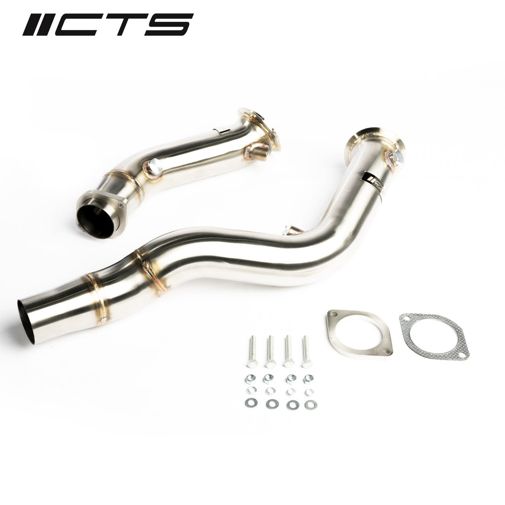 CTS Turbo 3" Stainless Steel Downpipe BMW S55 F80 F82 F87 M3/M4/M2 Competition (CTS-EXH-DP-0025)