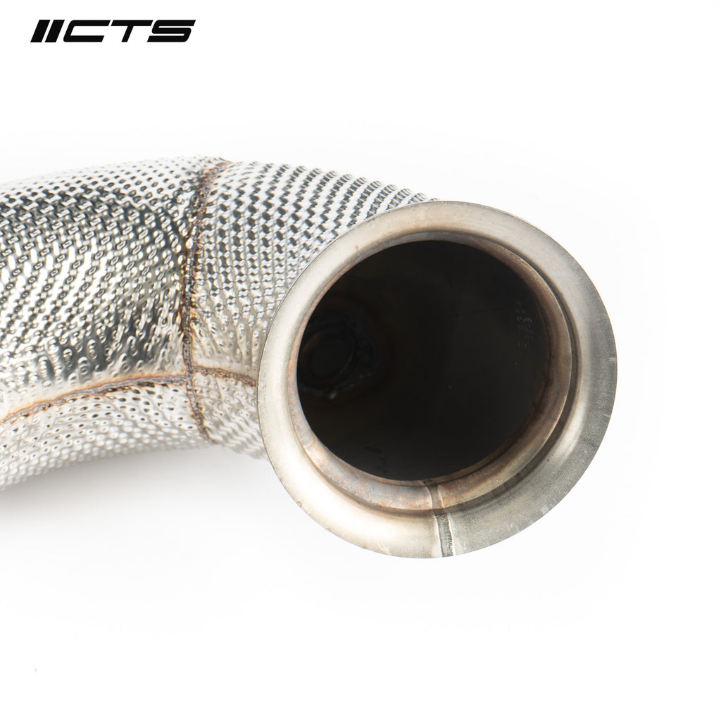 CTS Turbo 3.5" Downpipe High-Flow CAT for Mercedes-Benz M133 A45/CLA45/GLA45 AMG (CTS-EXH-DP-0029-CAT)