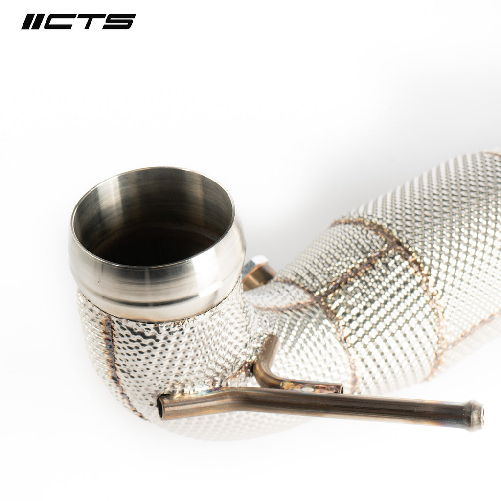 CTS Turbo 3.5" Downpipe High-Flow CAT for Mercedes-Benz M133 A45/CLA45/GLA45 AMG (CTS-EXH-DP-0029-CAT)