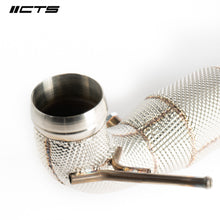 Load image into Gallery viewer, CTS Turbo 3.5&quot; Downpipe High-Flow CAT for Mercedes-Benz M133 A45/CLA45/GLA45 AMG (CTS-EXH-DP-0029-CAT)