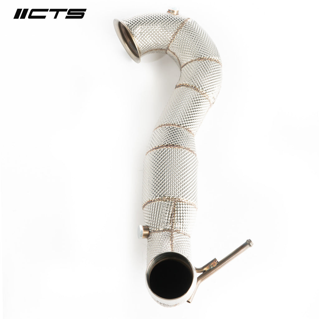 CTS Turbo 3.5" Downpipe High-Flow CAT for Mercedes-Benz M133 A45/CLA45/GLA45 AMG (CTS-EXH-DP-0029-CAT)