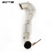 Load image into Gallery viewer, CTS Turbo 3.5&quot; Downpipe High-Flow CAT for Mercedes-Benz M133 A45/CLA45/GLA45 AMG (CTS-EXH-DP-0029-CAT)
