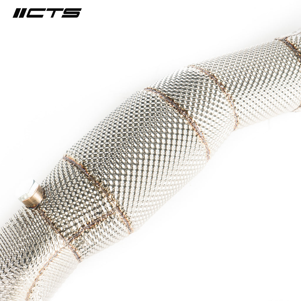 CTS Turbo 3.5" Downpipe High-Flow CAT for Mercedes-Benz M133 A45/CLA45/GLA45 AMG (CTS-EXH-DP-0029-CAT)