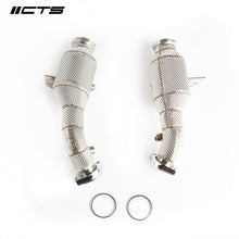 Load image into Gallery viewer, CTS Turbo HIGH-FLOW cat set for Mercedes Benz C43 C400 C450 E43 E400 E450 with M276 engine (CTS-EXH-DP-0052-CAT)
