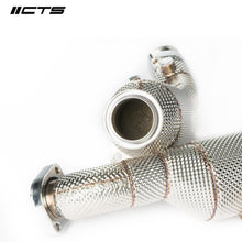 Load image into Gallery viewer, CTS Turbo HIGH-FLOW cat set for Mercedes Benz C43 C400 C450 E43 E400 E450 with M276 engine (CTS-EXH-DP-0052-CAT)