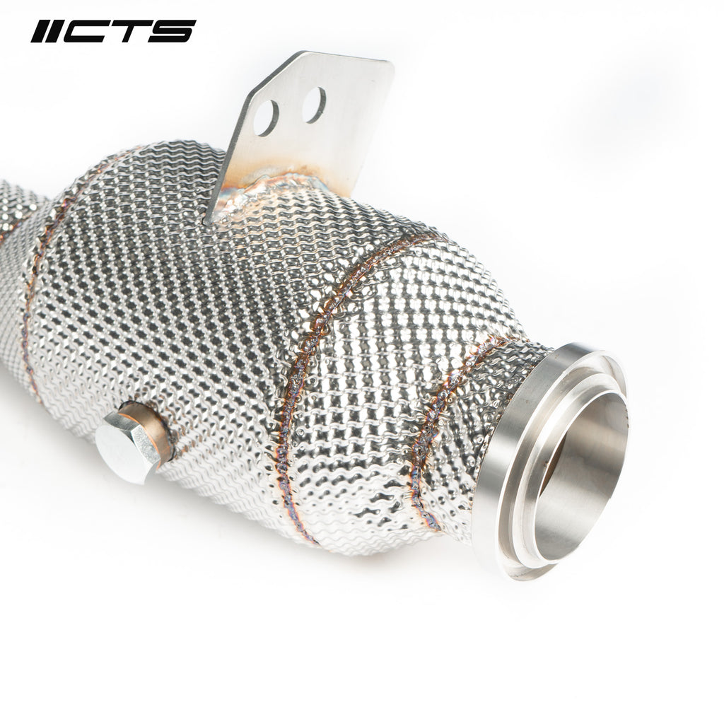 CTS Turbo HIGH-FLOW cat set for Mercedes Benz C43 C400 C450 E43 E400 E450 with M276 engine (CTS-EXH-DP-0052-CAT)