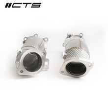Load image into Gallery viewer, CTS Turbo Nissan R35 GT-R Cast Stainless Steel 3.5&quot; Downpipes (CTS-EXH-DP-0038)