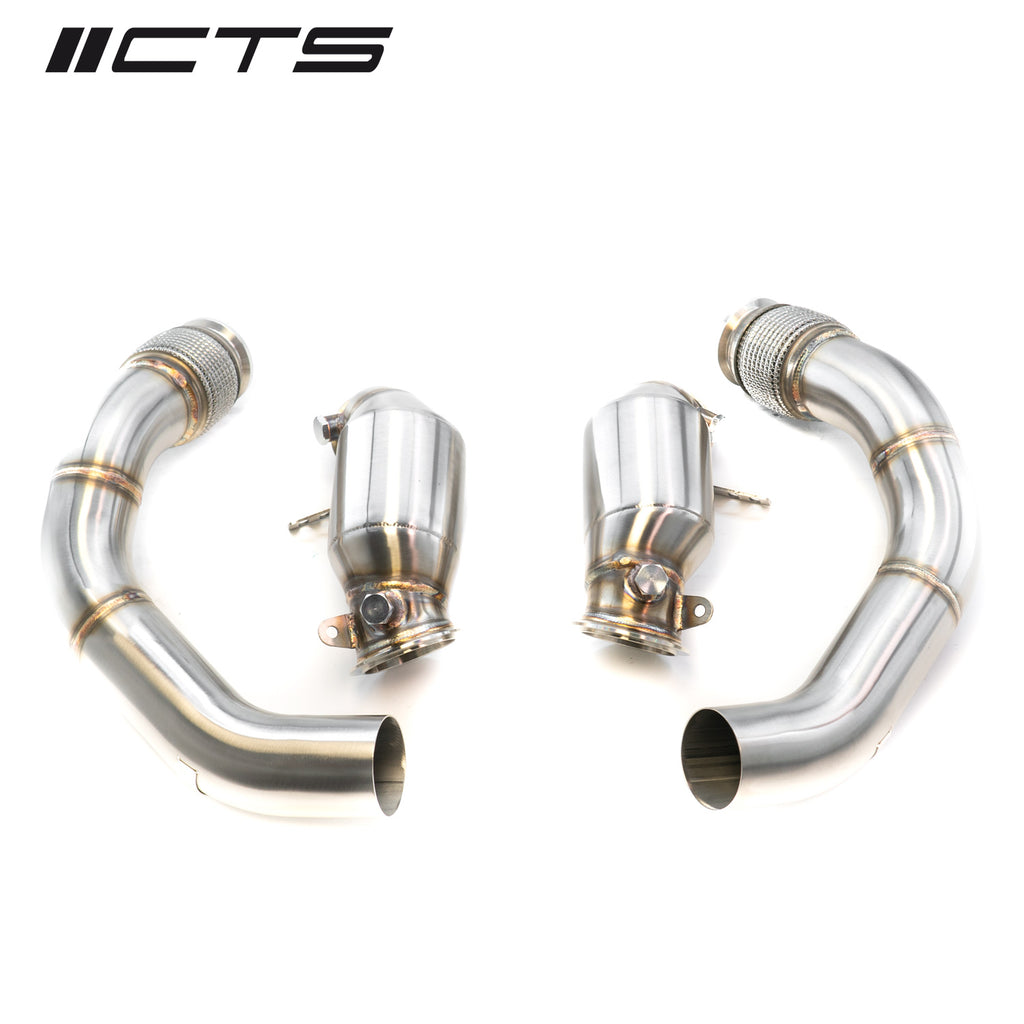 CTS Turbo BMW F90 M5/M5C & BMW G15/G16 M8/M8C HIGH-FLOW CATS DOWNPIPE SET (CTS-EXH-DP-0042-CAT)