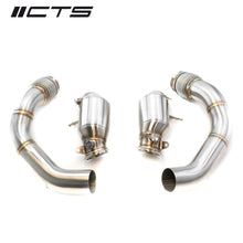 Load image into Gallery viewer, CTS Turbo BMW F90 M5/M5C &amp; BMW G15/G16 M8/M8C HIGH-FLOW CATS DOWNPIPE SET (CTS-EXH-DP-0042-CAT)