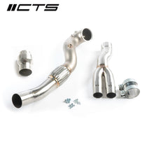Load image into Gallery viewer, CTS Turbo 8V/8Y RS3 and 8S TTRS 2.5T EVO 3.5&quot; Single High-Flow CAT (CTS-EXH-DP-0045-CAT)