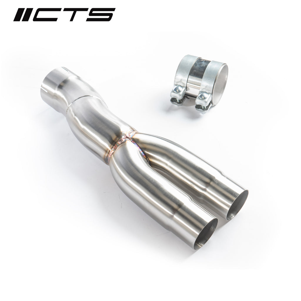 CTS Turbo 8V/8Y RS3 and 8S TTRS 2.5T EVO 3.5" Single High-Flow CAT (CTS-EXH-DP-0045-CAT)