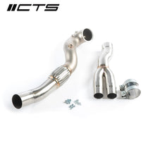 Load image into Gallery viewer, CTS Turbo 8V/8Y RS3 and 8S TTRS 2.5T EVO 3.5&quot; Single High-Flow CAT (CTS-EXH-DP-0045-CAT)