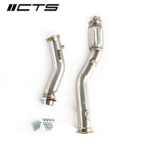 Load image into Gallery viewer, CTS Turbo BMW S58 G80/G82/G87 M2/M3/M3C/M4/M4C Downpipes (CTS-EXH-DP-0053)