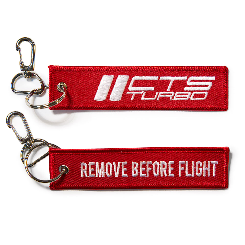CTS Turbo Flight Tag - "Remove Before Flight" - Red (CTS-TAG-FLIGHT-RED)
