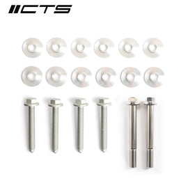 CTS Turbo FRONT Subframe Bushing Insert Kit: MK5/MK6/8P Audi A3 with ARP Bolts (CTS-HW-036-ARP)
