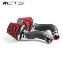 Load image into Gallery viewer, CTS Turbo TURBO C7 S6/S7/RS7 Dual 3&quot; intake Kit with 6&quot; Velocity Stack (CTS-IT-938)