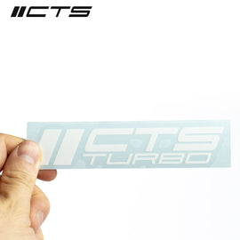 CTS Turbo OG Decal - White Sticker (CTS-DECAL-WHT)