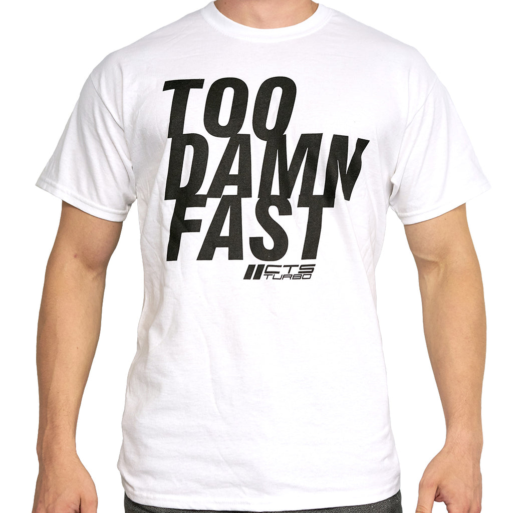 CTS Turbo "TOO DAMN FAST" Tee Shirt - Black (CTS-T-SHIRT-TDF-BLK)