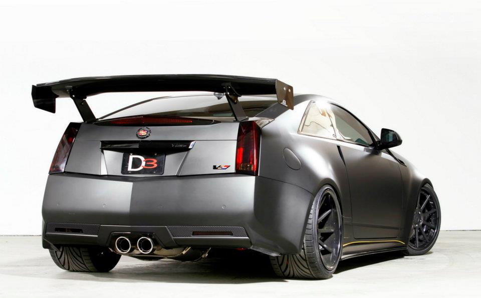 APR Performance Cadillac CTS-V Coupe GTC-500 Adjustable Wing 2011-2015 Paint Protection Film (AS-107022PPF)