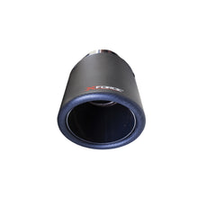 Load image into Gallery viewer, XFORCE 41/2' OD Carbon Fibre Double Wall Angle Cut Tip 3" Inlet(76MM) (TC-AW45-76)