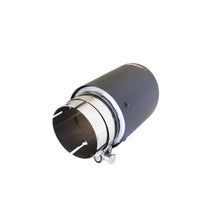 Load image into Gallery viewer, XFORCE 41/2' OD Carbon Fibre Double Wall Angle Cut Tip 21/2" Inlet(63MM) (TC-AW45-63)