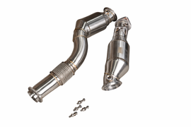 Valvetronic Designs BMW G8X M3 / M4 400 Cell Catted Downpipes (BMW.G8X.M2.M3.M4.FF.400C.BR)
