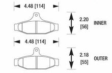 Load image into Gallery viewer, Baer Brakes Replacement Pads for Baer Claw SS, Sport &amp; Track Rear Calipers (D0413R)