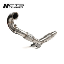 Load image into Gallery viewer, CTS Turbo MQB FWD Exhaust Downpipe with HIGH FLOW CAT (MK7/MK7.5 Golf, GTI, GLI, A3 FWD) (CTS-EXH-DP-0014-CAT)