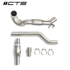 CTS Turbo MQB VW Tiguan and Audi Q3 AWD 1.8T/2.0T High-Flow Cat (CTS-EXH-DP-0015-T-CAT)