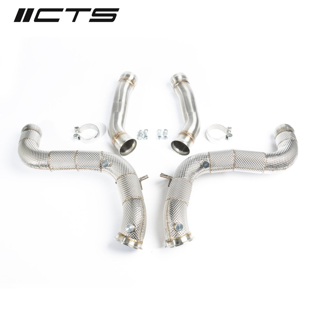 CTS Turbo TURBO MERCEDES-BENZ AMG W205/M177 C63/63S DOWNPIPES (CTS-EXH-DP-0030)