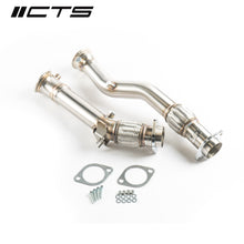 Load image into Gallery viewer, CTS Turbo BMW S58 F97/G01 X3M/X3MC &amp; F98/G02 X4M/X4MC Downpipes Without Heat Wrap (CTS-EXH-DP-0043RC)
