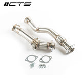 CTS Turbo BMW S58 F97/G01 X3M/X3MC & F98/G02 X4M/X4MC Downpipes Without Heat Wrap (CTS-EXH-DP-0043RC)