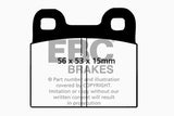 EBC Bluestuff NDX Full Race Brake Pads (DP5105NDX)