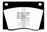 EBC Yellowstuff Street And Track Brake Pads (DP4108R)