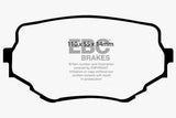 EBC 6000 Series Greenstuff Truck/SUV Brakes Disc Pads (DP61099)