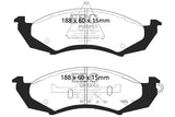 EBC Ultimax OEM Replacement Brake Pads (UD417)