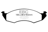 EBC 6000 Series Greenstuff Truck/SUV Brakes Disc Pads (DP61269)